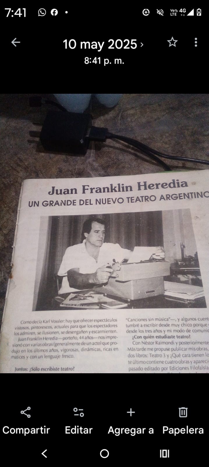Nota sobre el autor - Juan Franklin Heredia