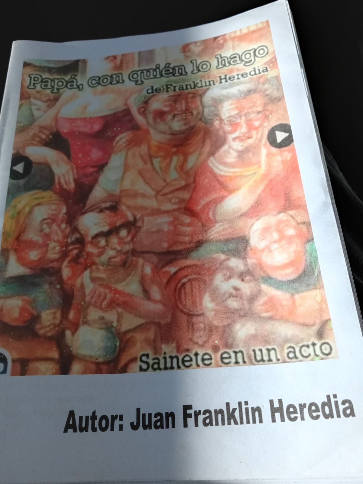 Publicación de Juan Franklin Heredia